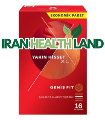 کاندوم دورکس نازک سایز بسیار بزرگ XL بسته 8 عددی YAKIN HISSET