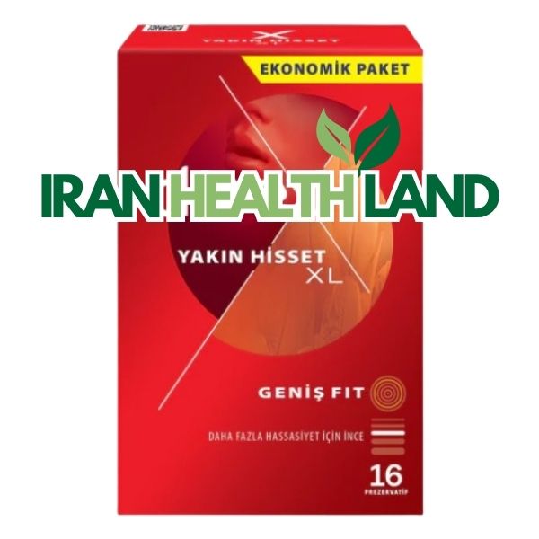 کاندوم دورکس نازک سایز بسیار بزرگ XL بسته 8 عددی YAKIN HISSET